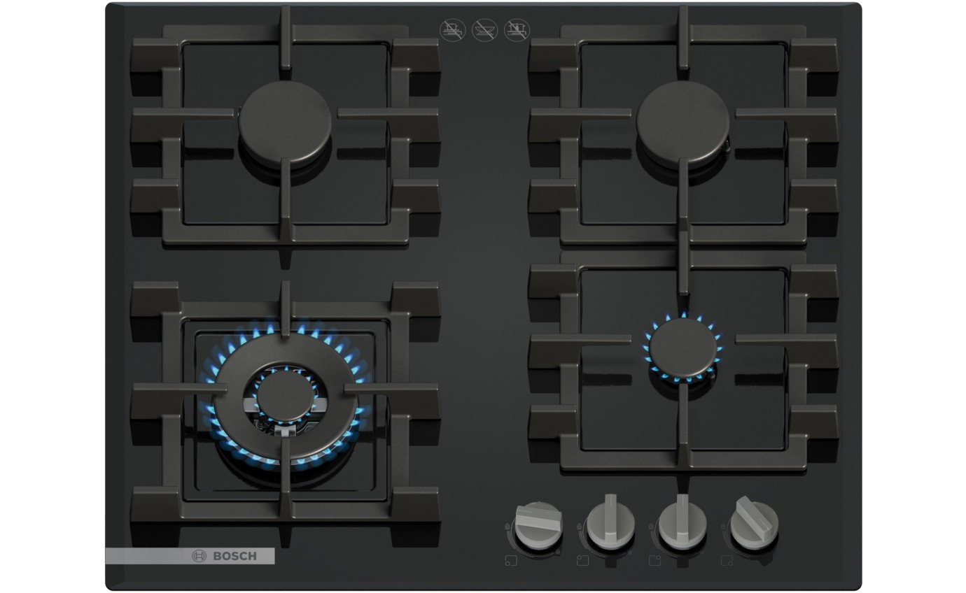 Bosch 60cm Gas on Glass Cooktop PNK6B6K40A