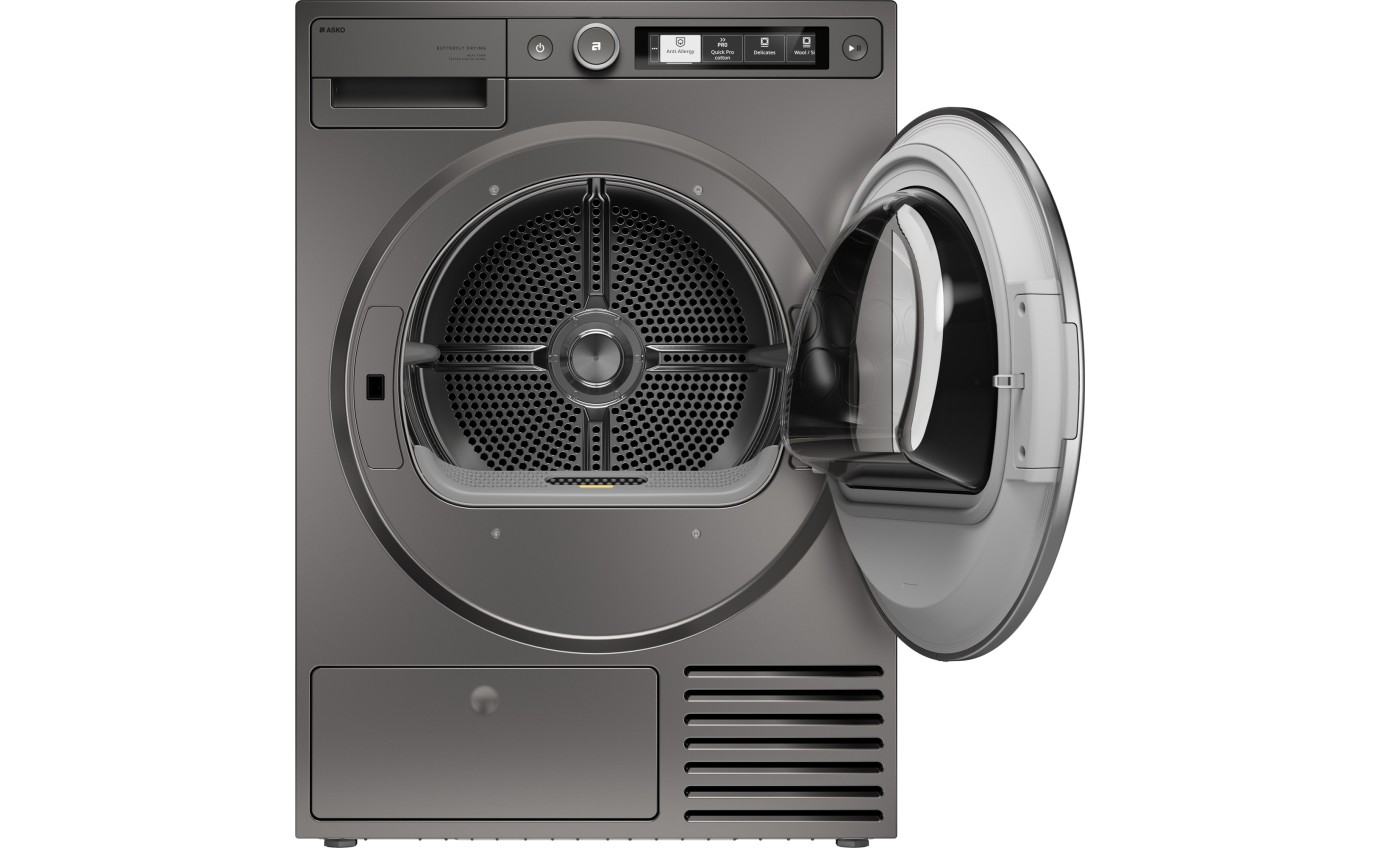 Asko 9kg Heat Pump Tumble Dryer (Titanium) T509HPT