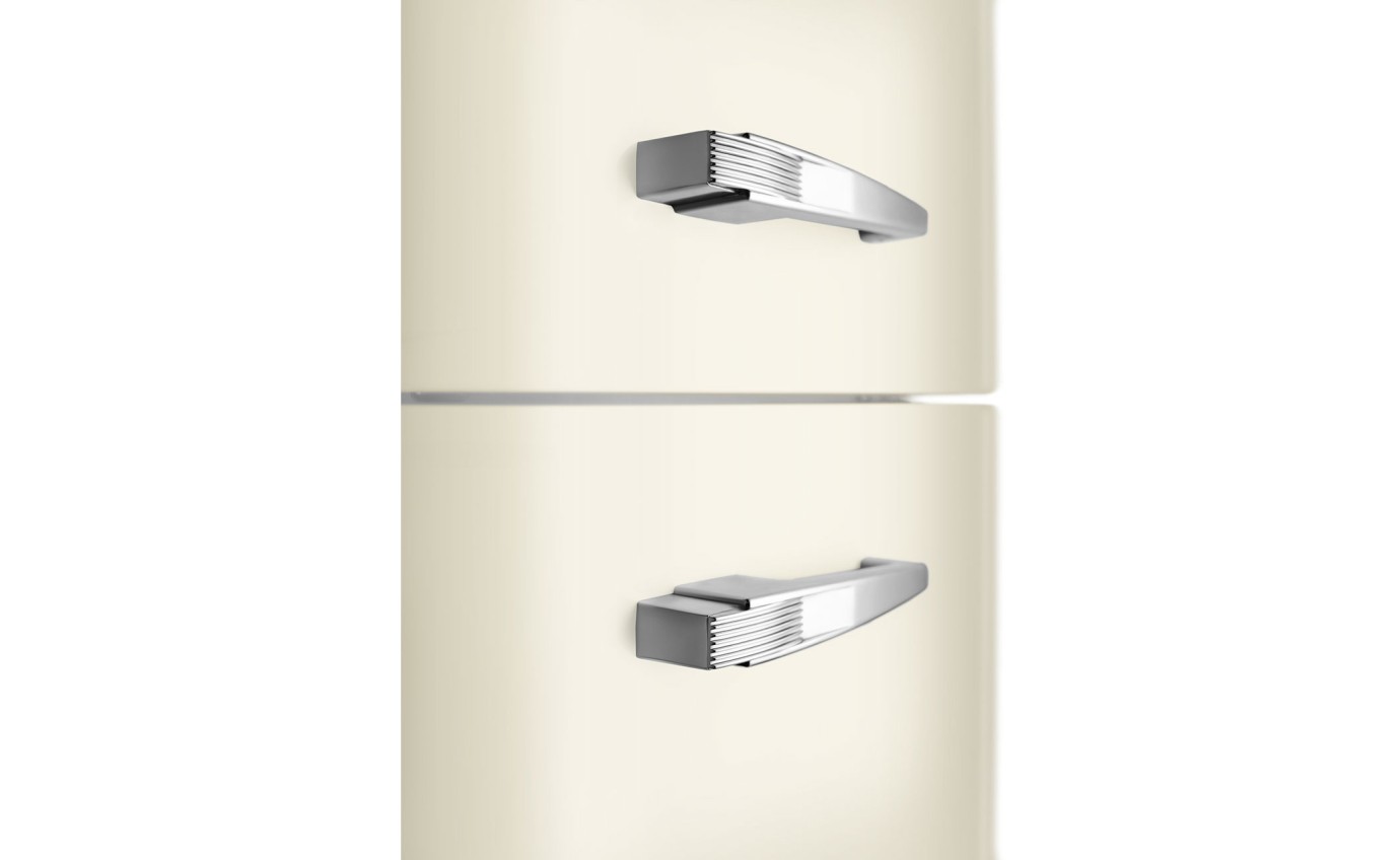 Smeg 331L 50s Style Retro Bottom Mount Fridge (Cream) FAB32RCR5AU