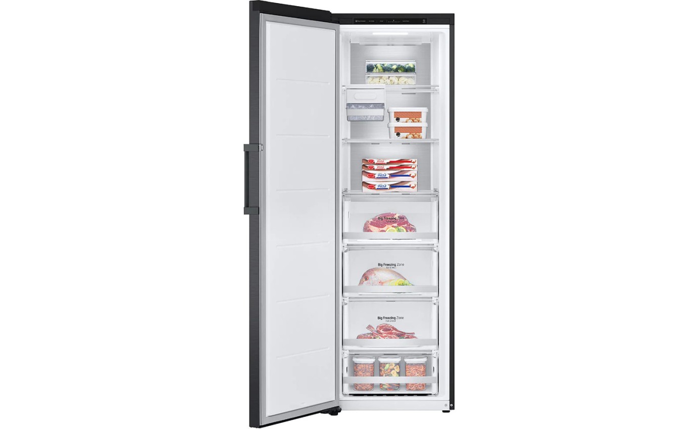 LG 324L Pigeon Pair Upright Freezer (Matte Black) GPF324MBL