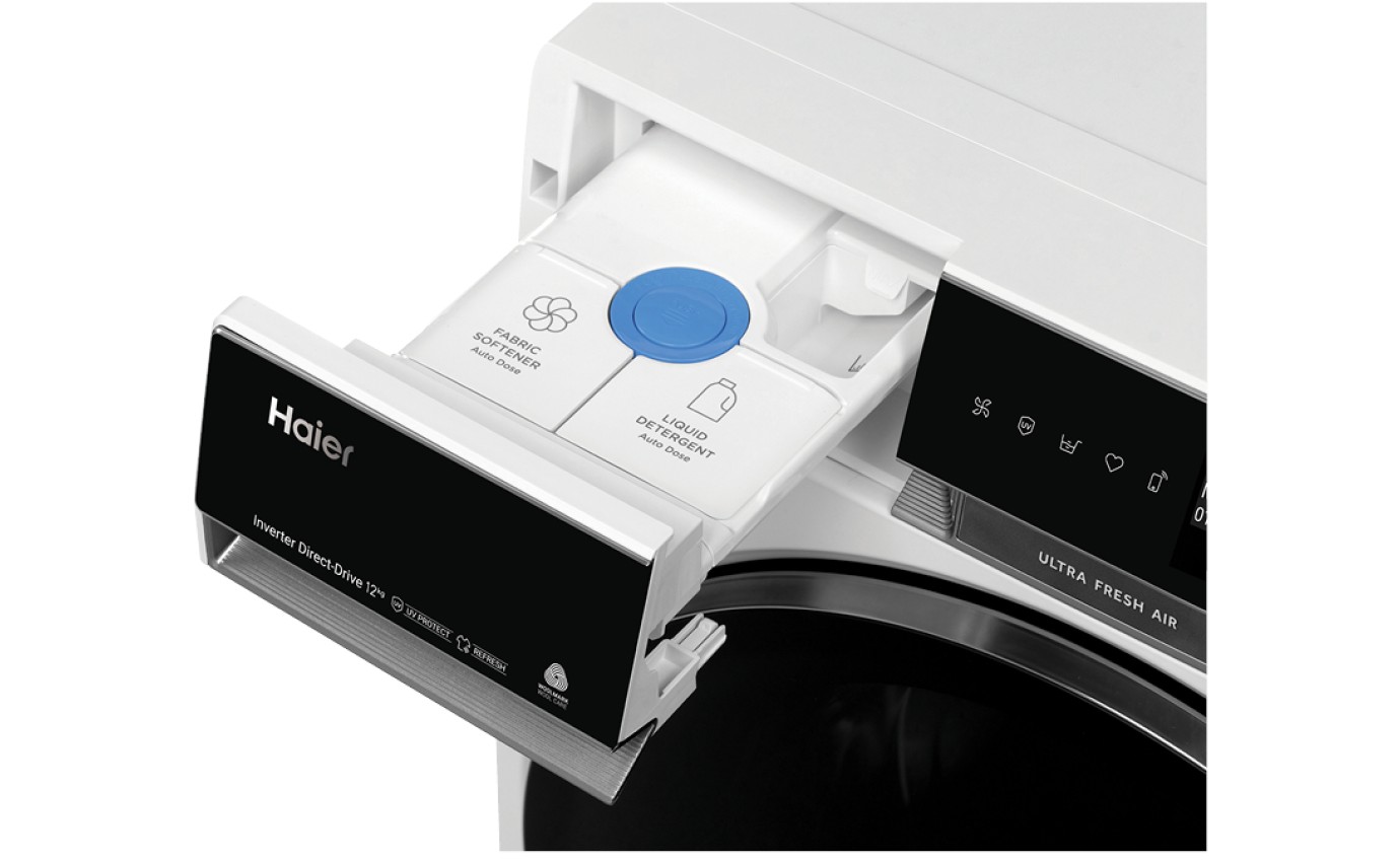 Haier 12kg 600 Series Front Loader Washing Machine (White) HWF12PXW2