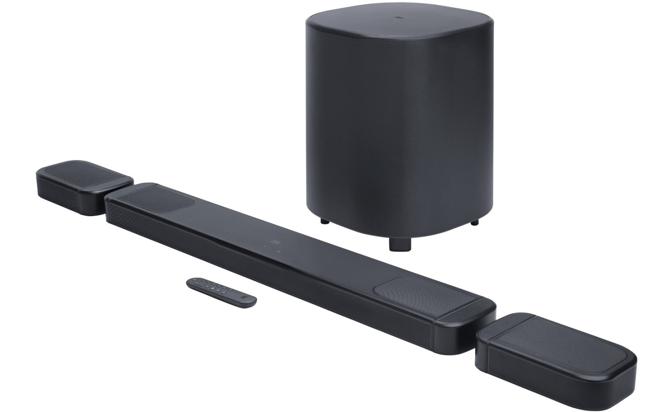 JBL 7.1.4ch BAR 1000MK2 True Atmos Soundbar with Detachable Speakers JBLBAR1000M2BLK2