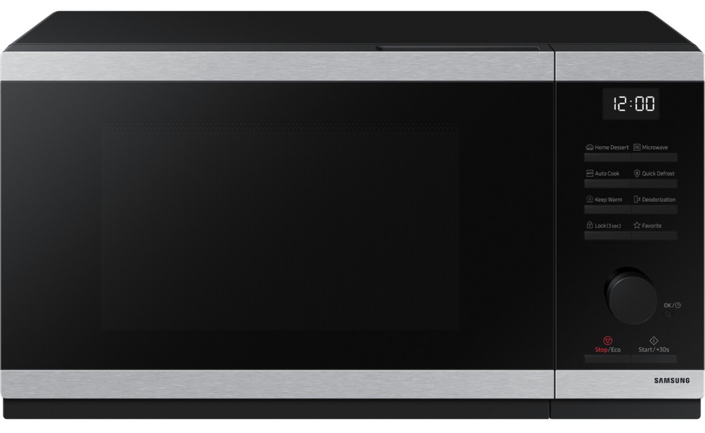 Samsung 23L 800W Microwave with Dial & Button Control (Stainless Steel) MS23DG4504AT