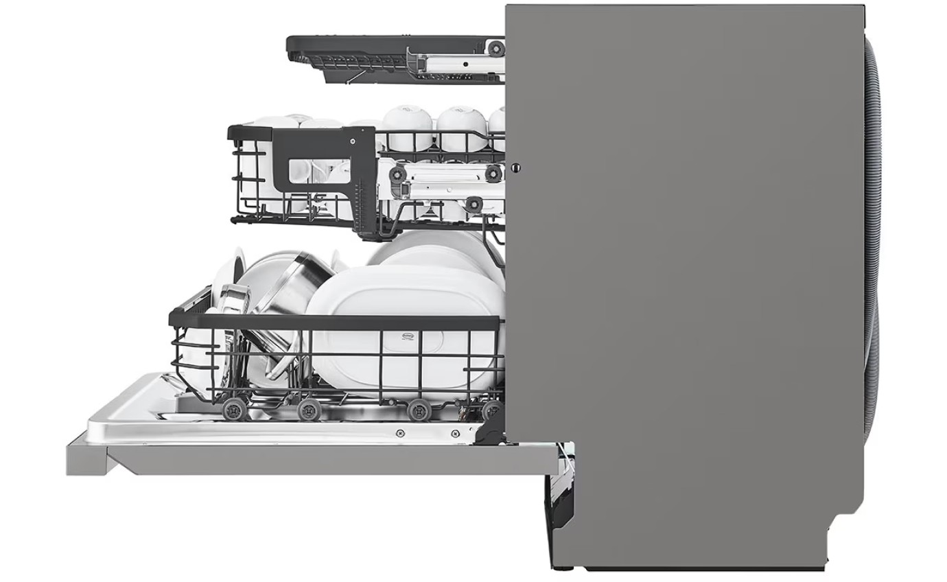 LG 60cm Built-Under Dishwasher (Platinum Steel) XD3A25UPS