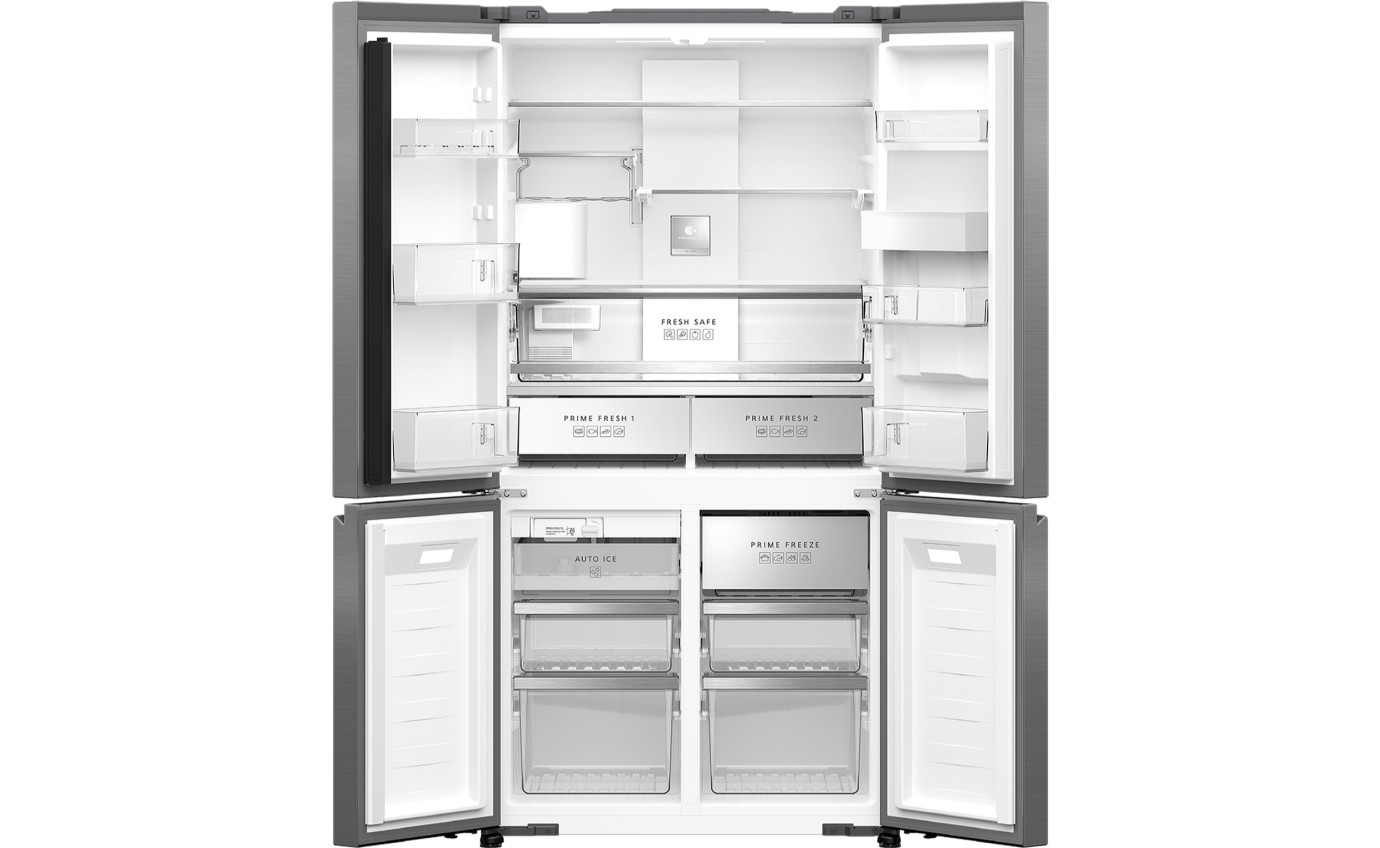 Panasonic 618L PRIME+ French Door Fridge (Matt Silver Hairlines Steel) NRXY680LVSA