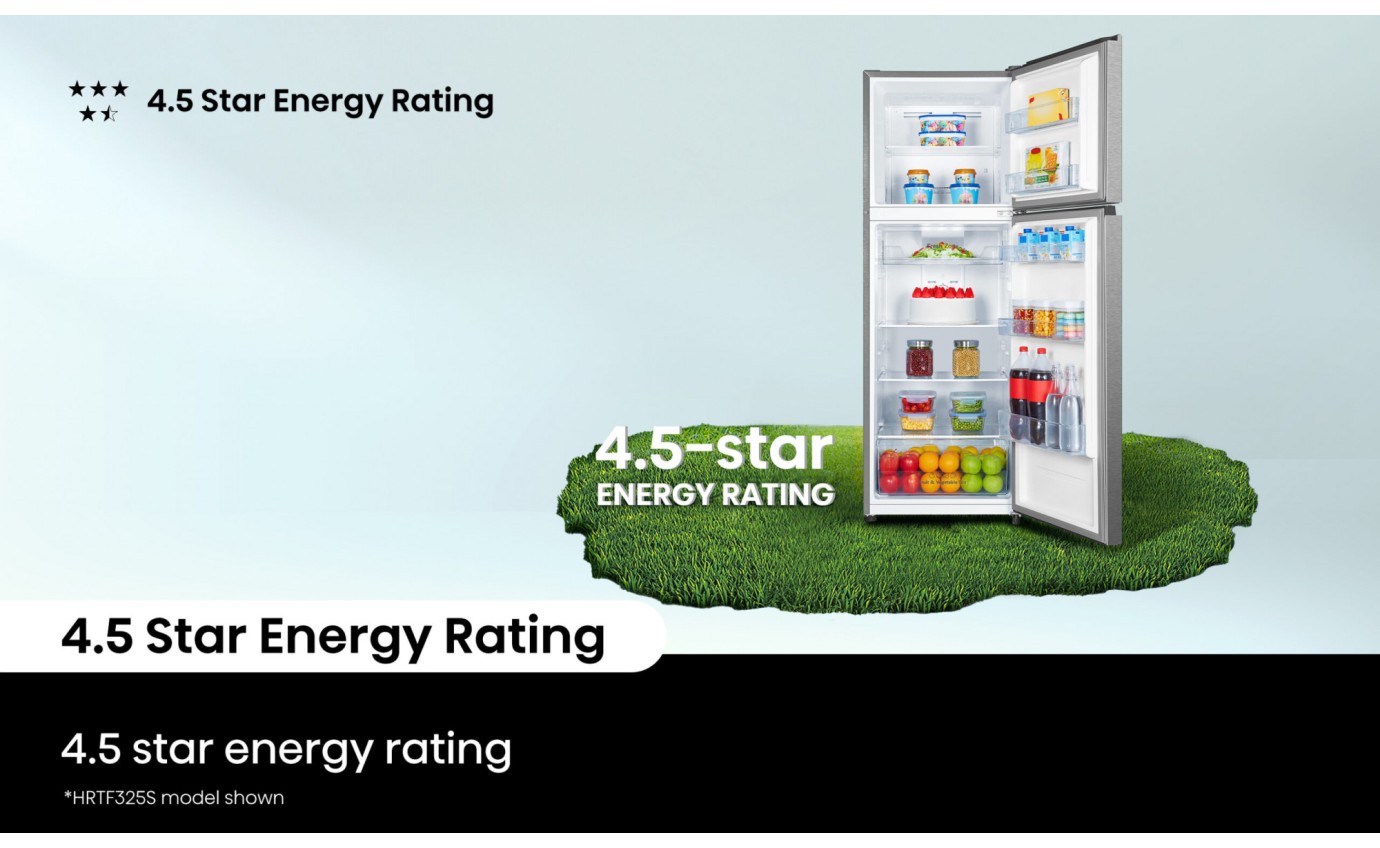 Hisense 326L Top Mount Fridge (Silver) HRTF325S