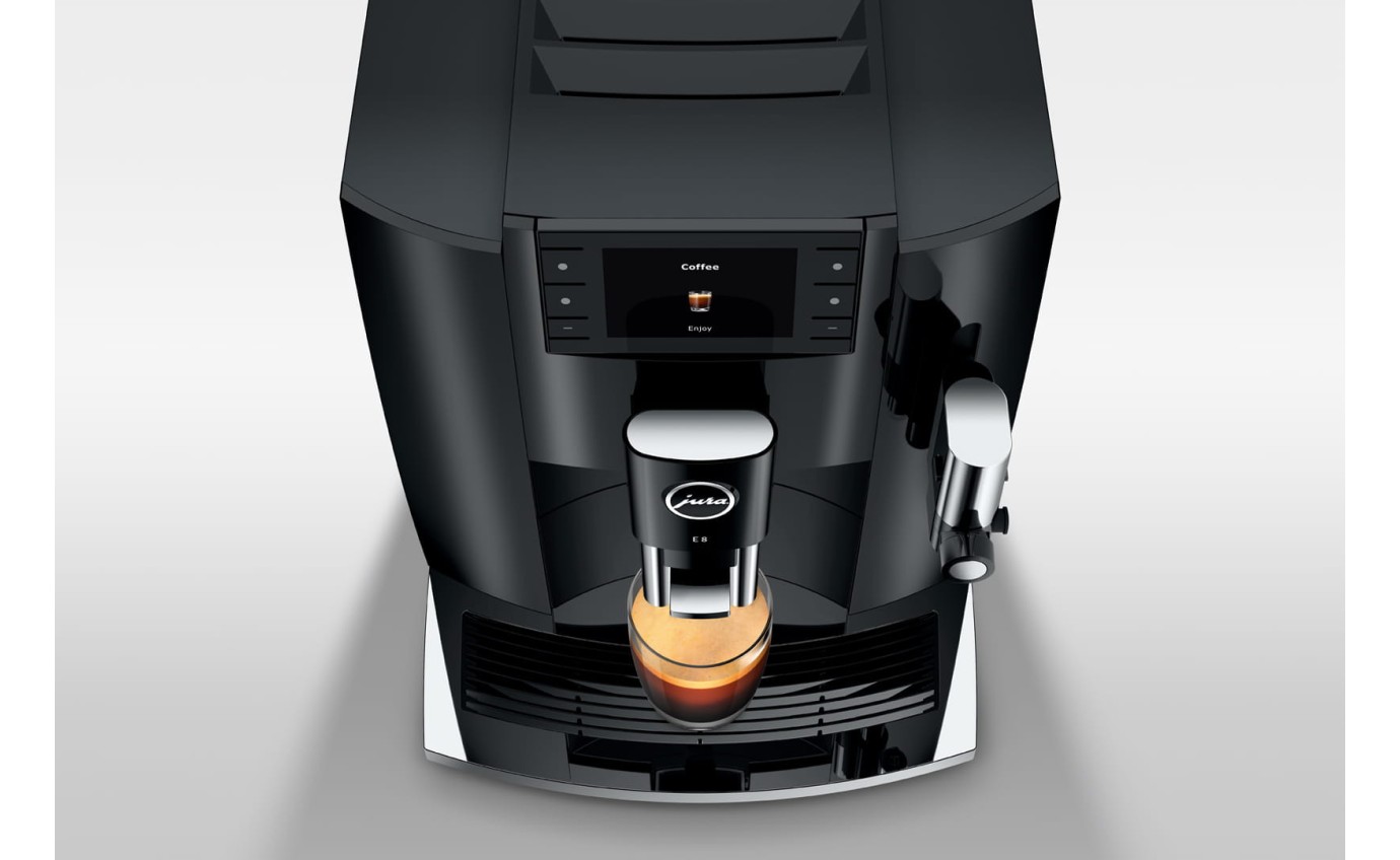 Jura E8 Automatic Coffee Machine (Piano Black) 15661