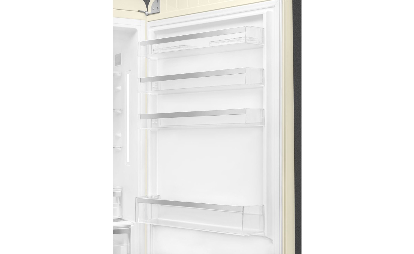 Smeg 481L 50s Style Retro Bottom Mount Fridge (Cream) FAB38RCR5AU