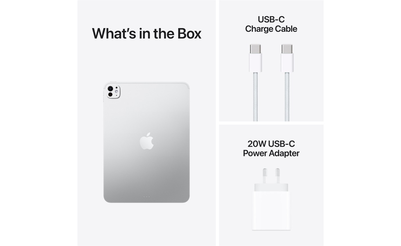 Apple iPad Pro 11-inch M5 1TB Wi-Fi with Nano-Texture Glass (Silver) MDWT4XA