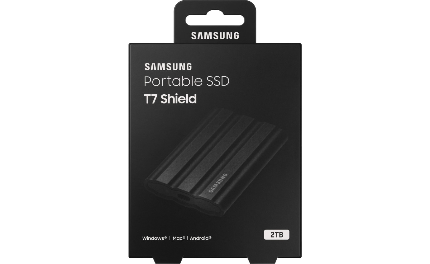 Samsung Portable SSD T7 Shield 2TB (Black) MUPE2T0SWW