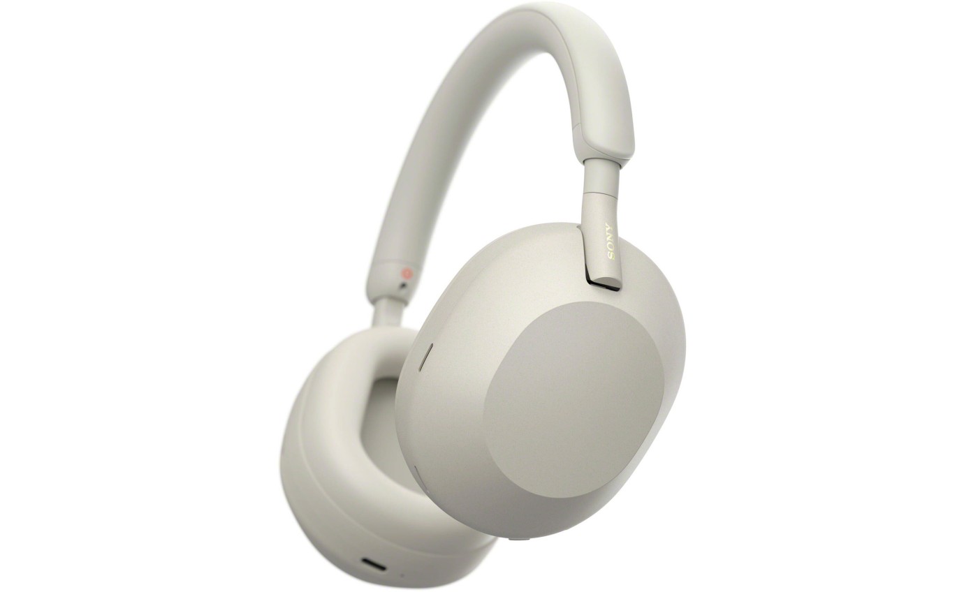 Sony Wireless Noise Cancelling Headphones (Silver) WH1000XM5S