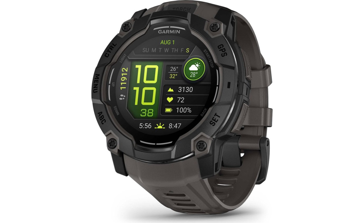 Garmin Instinct 3 50mm AMOLED Smart Watch (Black/Charcoal) 0100302000