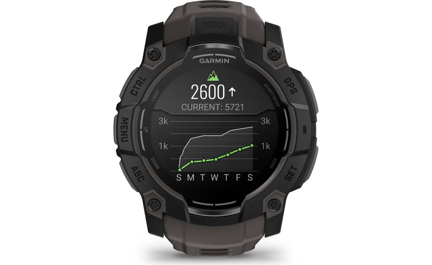 Garmin Instinct 3 50mm AMOLED Smart Watch (Black/Charcoal) 0100302000