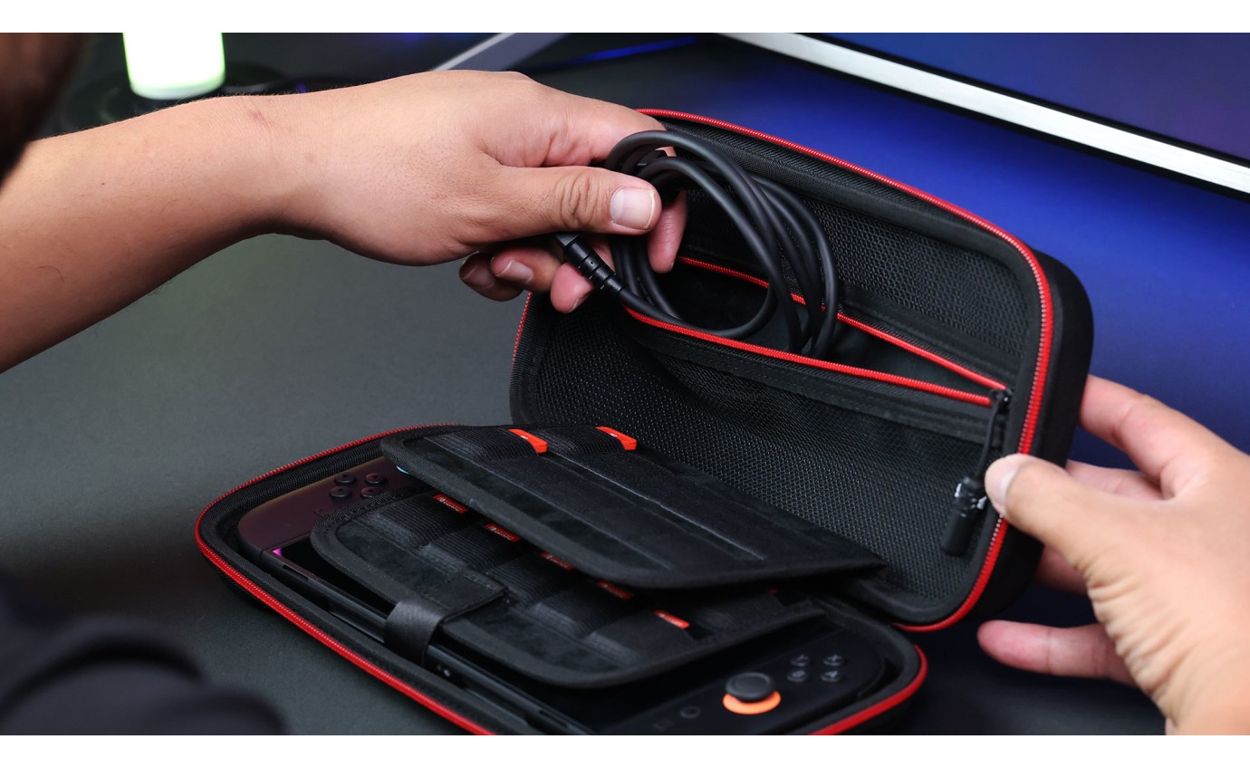 Powerwave Premium Carry Case for Nintendo Switch 2 (Black Crimson) 169381