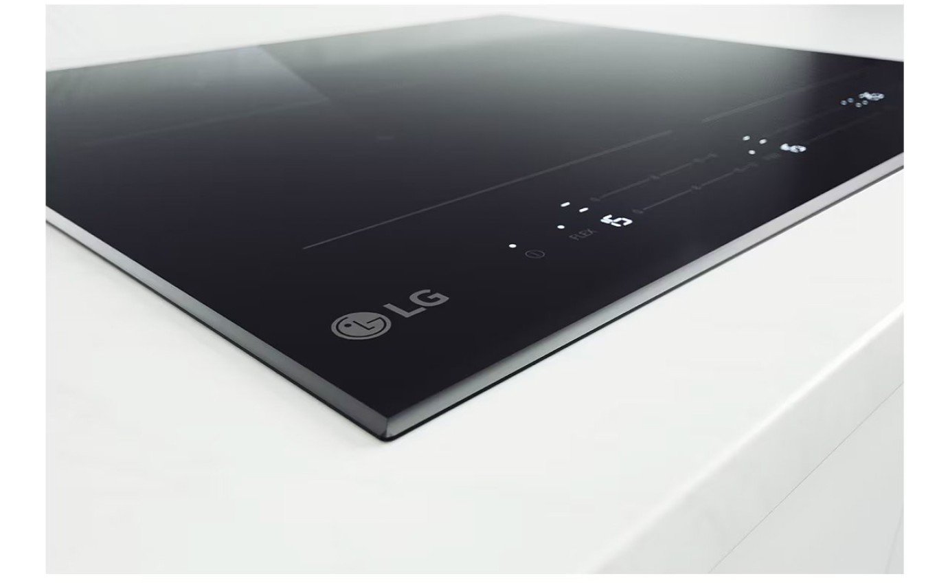 LG 60cm 4 Zone Induction Cooktop BCI607B4BG