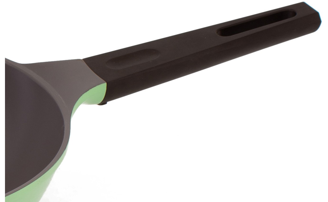 Neoflam 30cm Nature+ Wok Pan Induction (Apple Green) CTW30AG