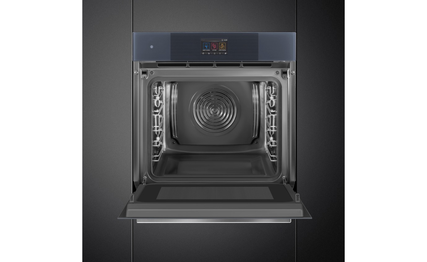 Smeg 60cm Linea Galileo Omnichef Oven with Vapour Clean - Neptune Grey SO6104APG