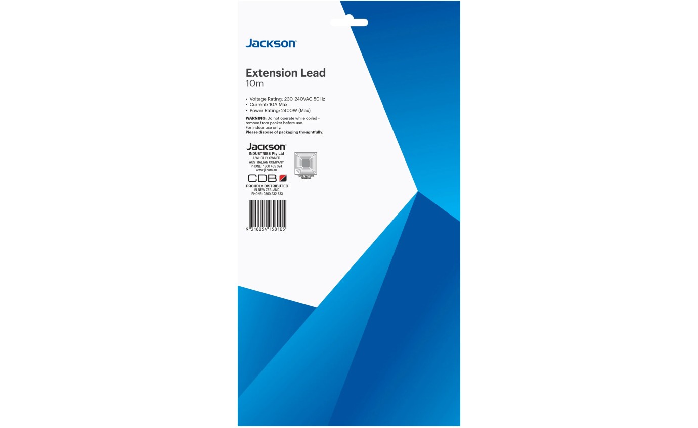 Jackson Extension Lead 10m JPEXT10M