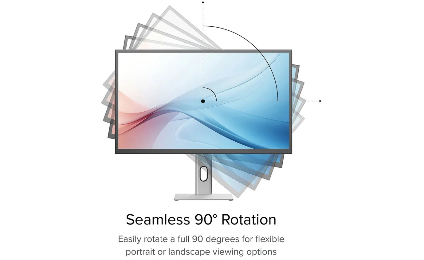 ALOGIC 32 inch Clarity Max Rotating 4K Monitor with USB-C Power Delivery 32C4KPD