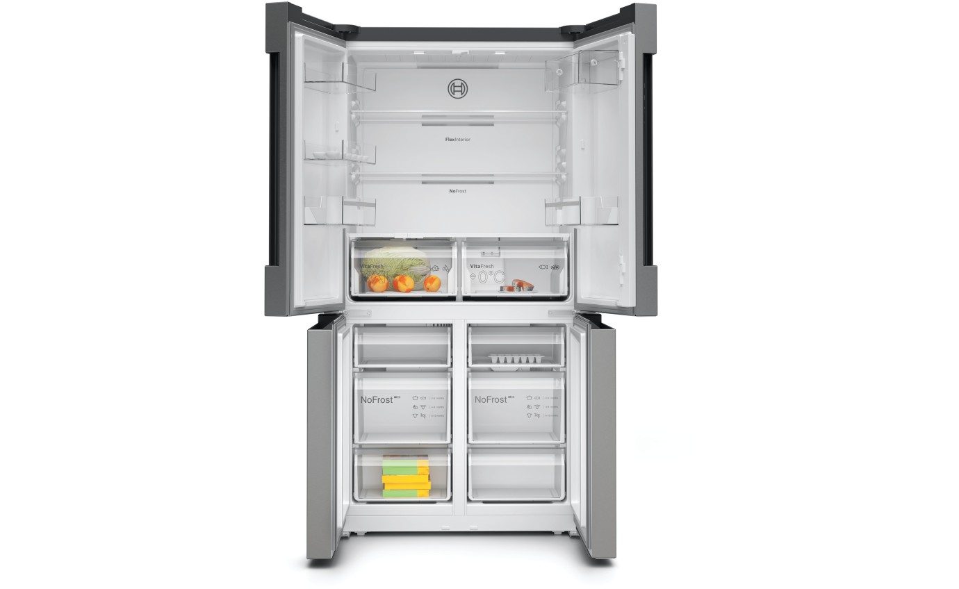 Bosch 605L Series 4 French Door Fridge (Stainless Steel) KFN96VPEAA
