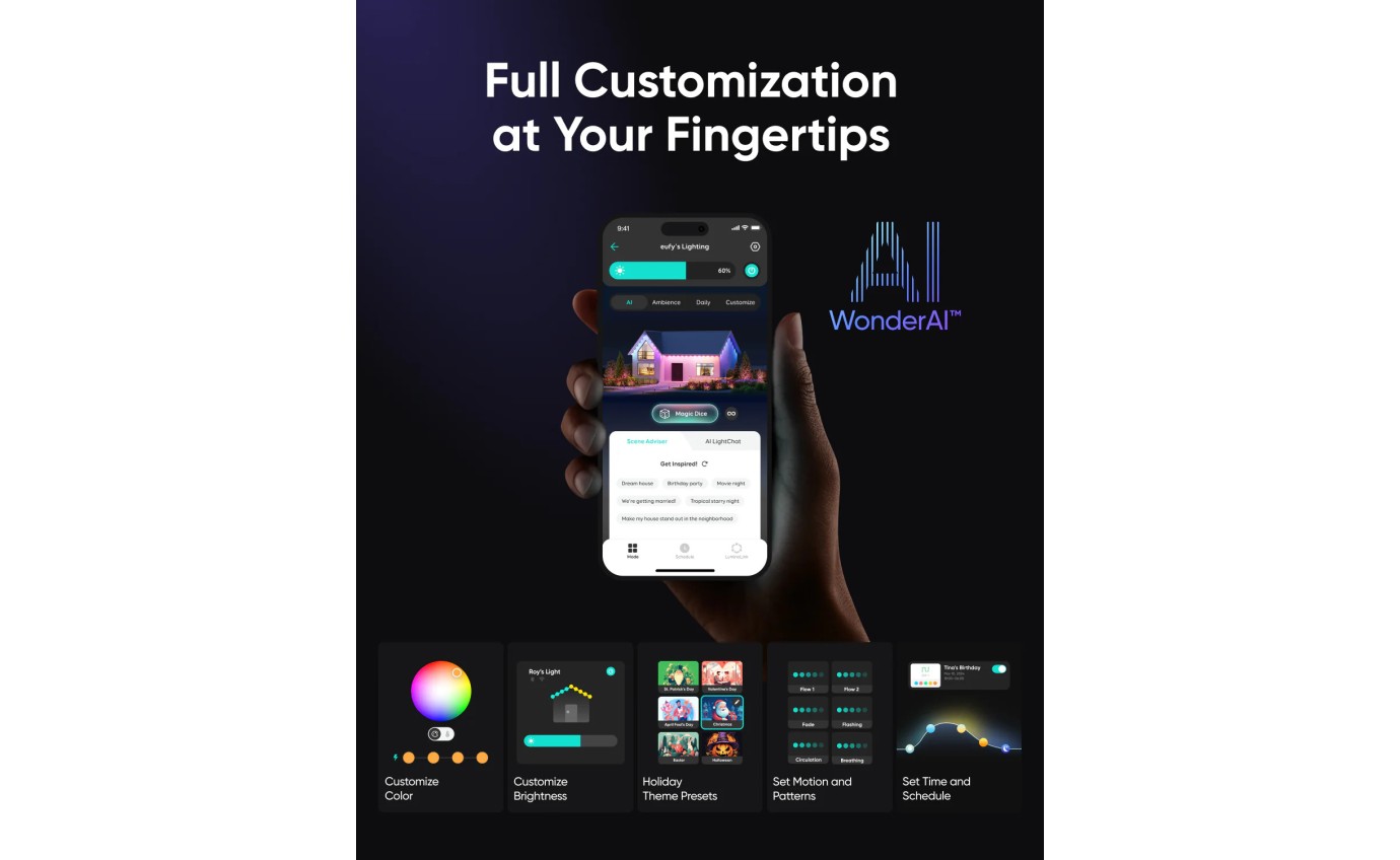 eufy Outdoor Spotlights E10 (2 Pack) T8L20C11