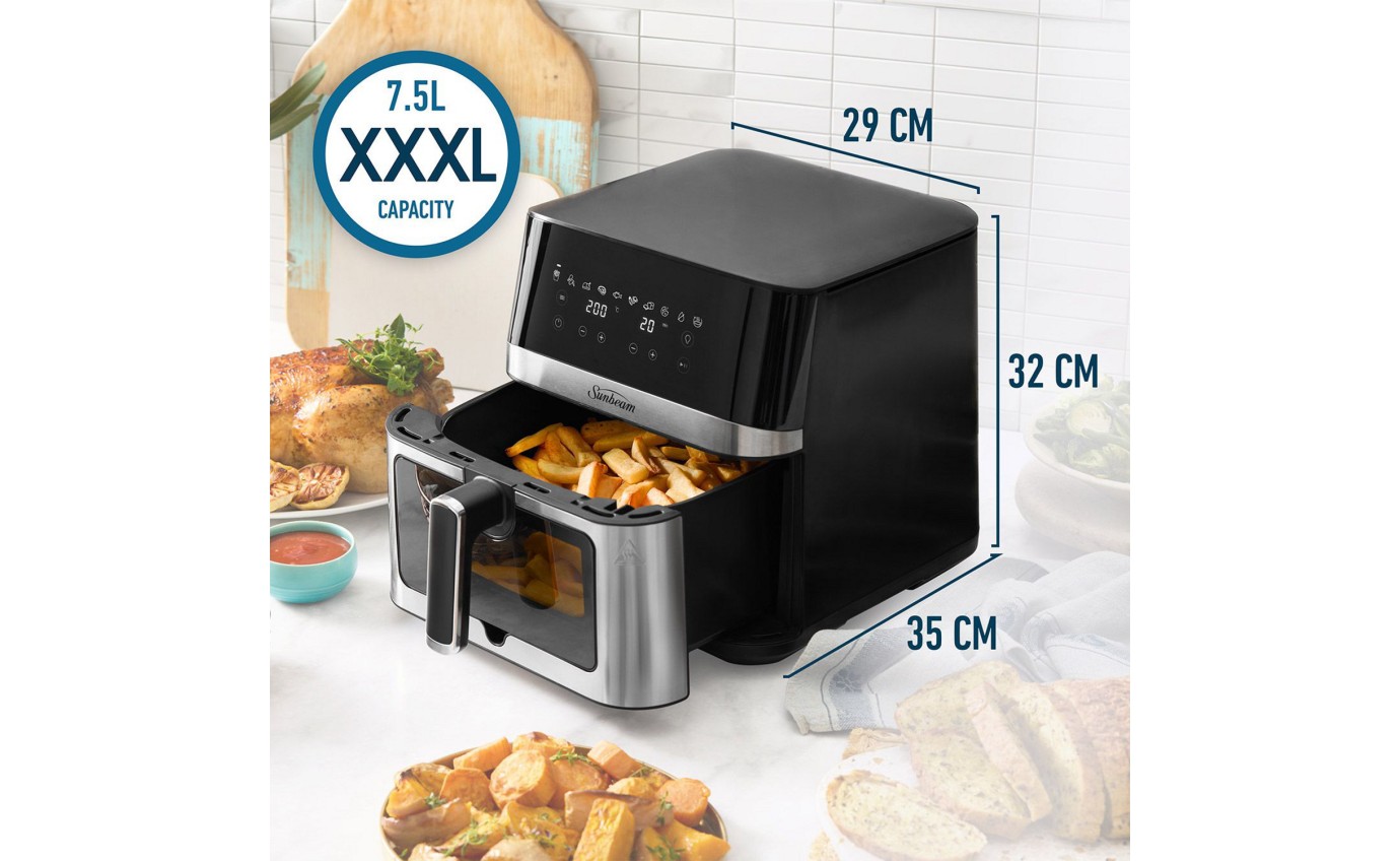 Sunbeam Alinea Max DiamondForce&trade; 7.5L Air Fryer AFP4570DF