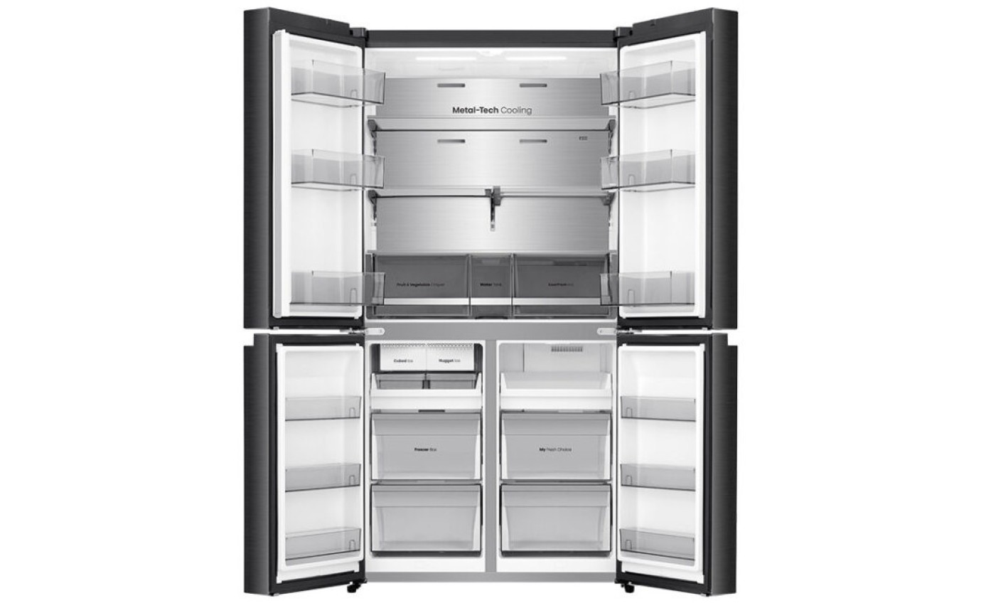 Hisense 640L PureFlex French Door Fridge (Dark Stainless Steel) HRCD640TBW