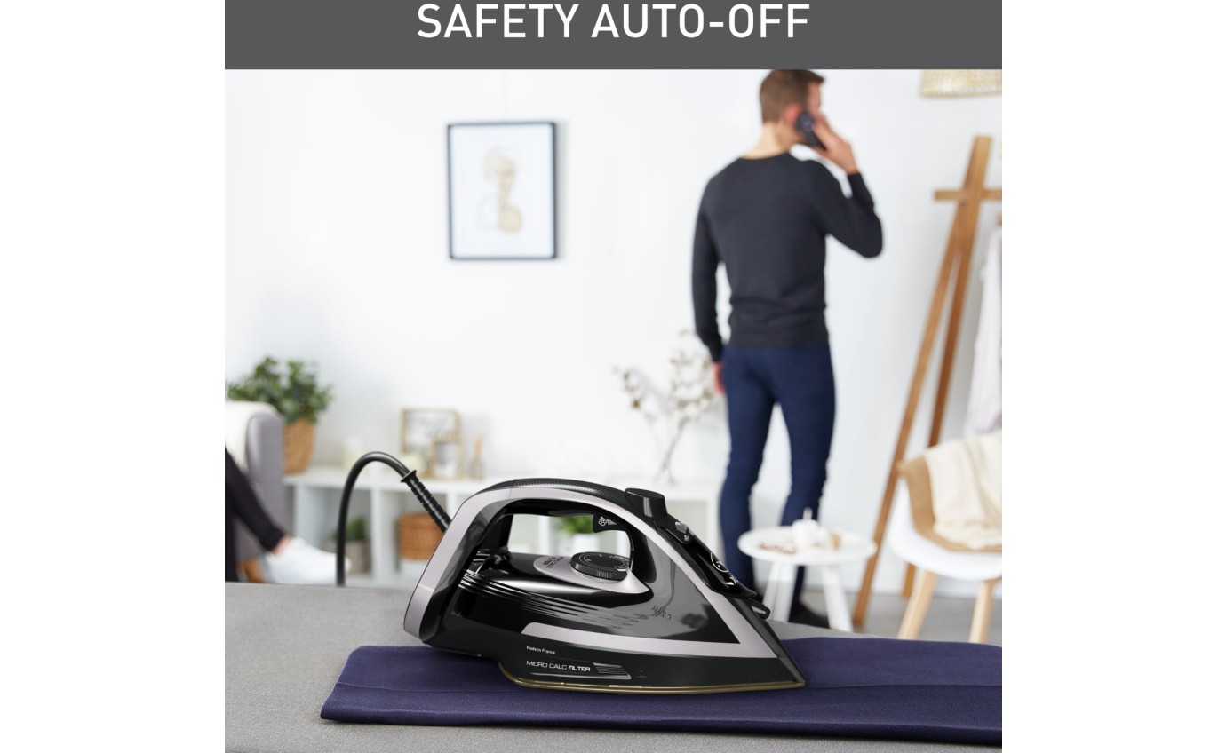 Tefal Puregliss Anti-Calc Steam Iron (Shady & Black) FV8062