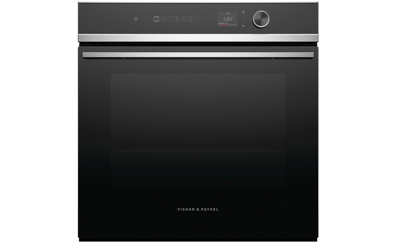 Fisher & Paykel 60cm Series 7 Contemporary Pyrolytic Oven, 11 Function OB60SD11PLX1