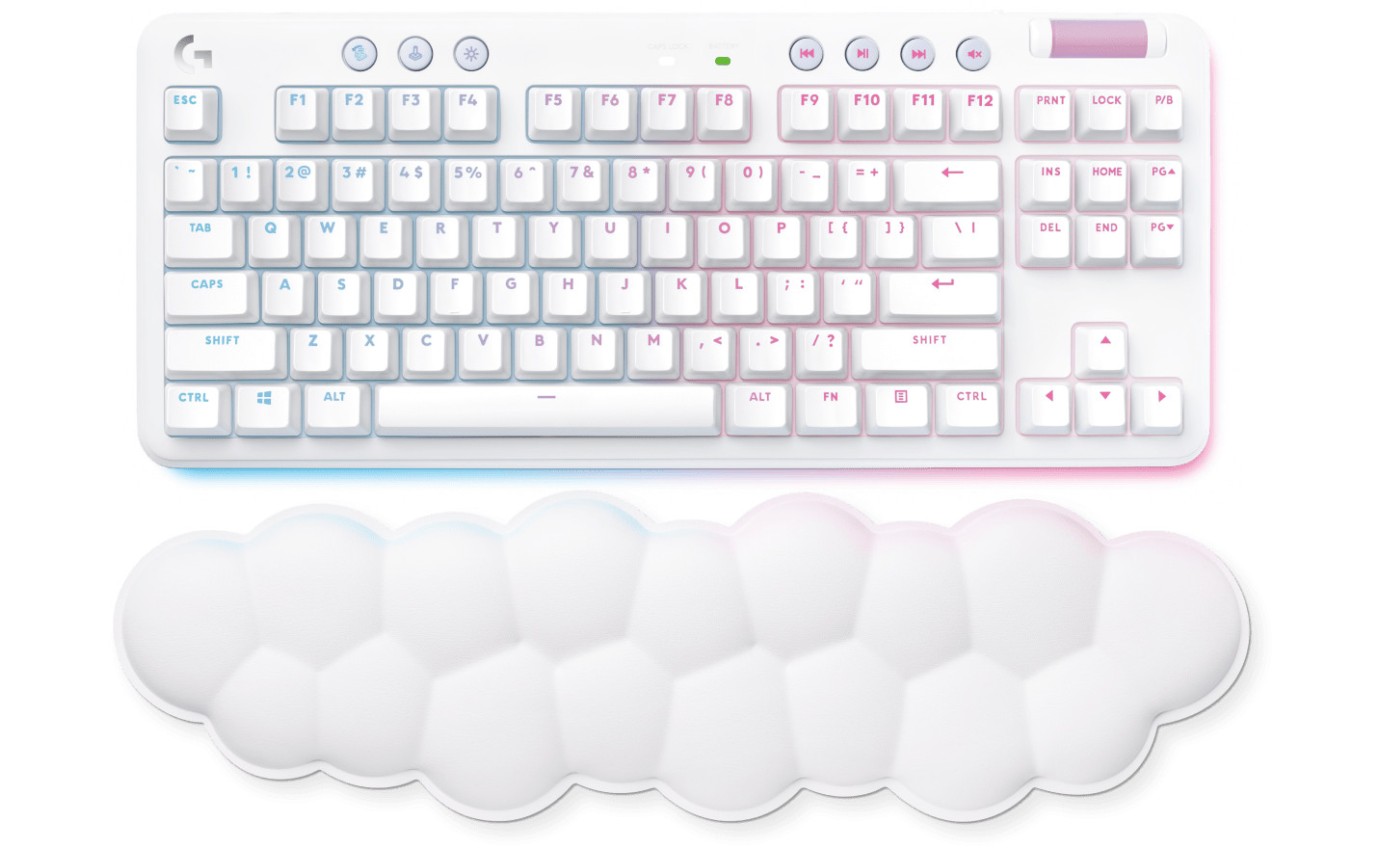 Logitech G G715 Wireless RGB Gaming Keyboard (White) 920010467