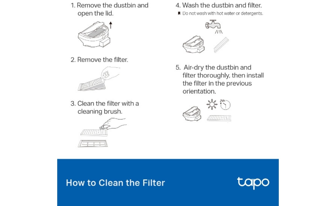 Tapo Robot Vacuum Replacement Kit RVA100