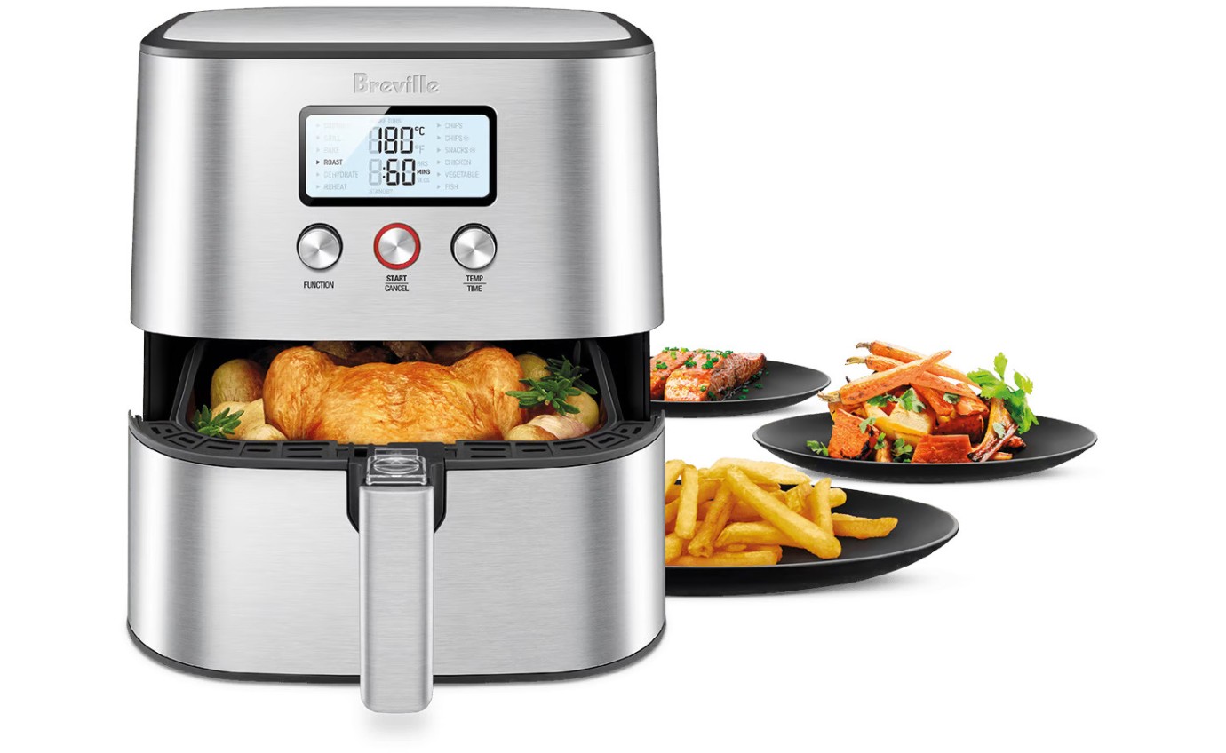Breville the Air Fryer Chef&trade; Plus (Brushed Stainless Steel) LAF600BSS