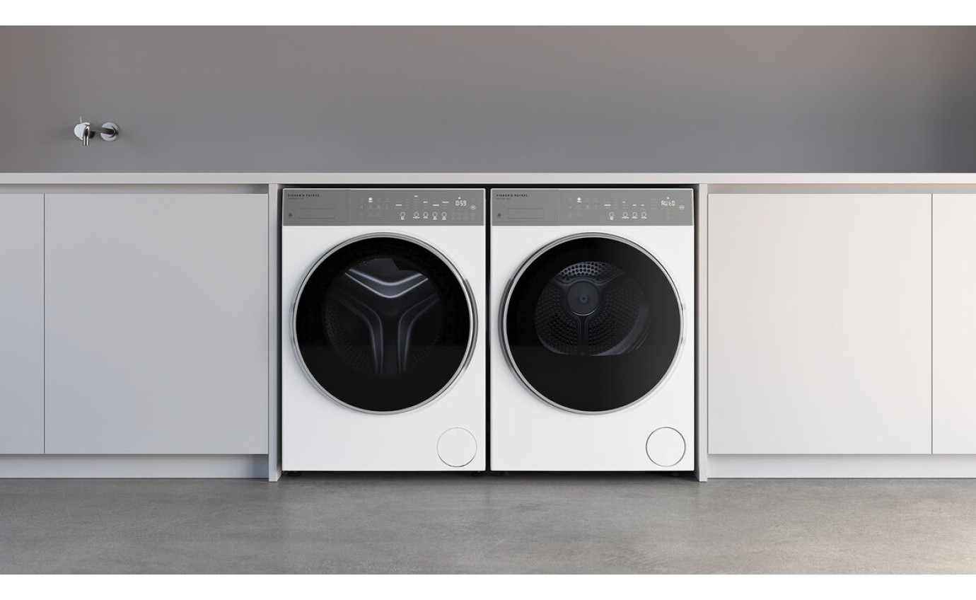 Fisher & Paykel 10kg Series 5 Contemporary Front Loader Washing Machine (White) WH1060P5