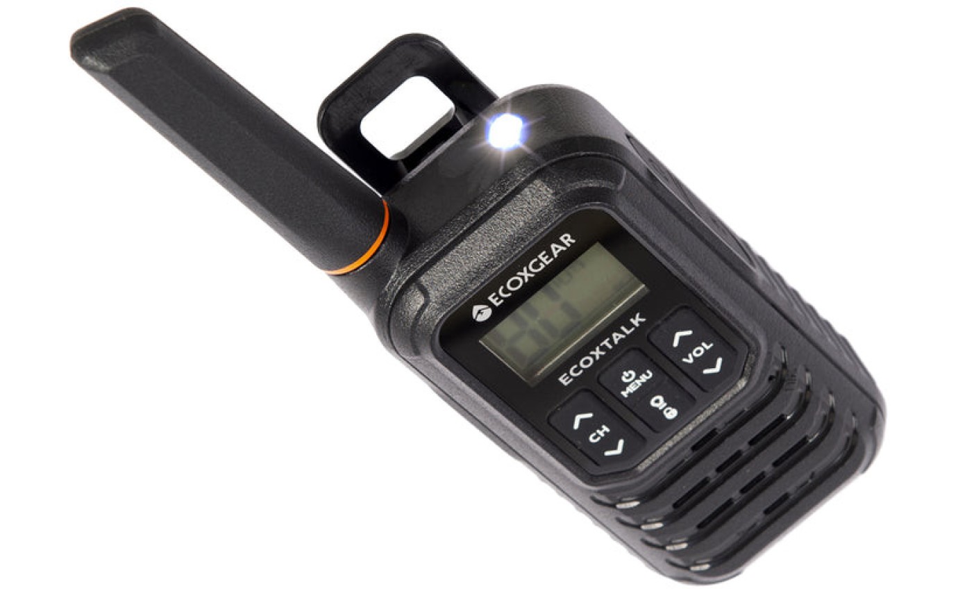 ECOXGEAR ECOXTALK EXG100 1W 7km IP54 Handheld UHF Radio (Twin Pack) EXG1002PK