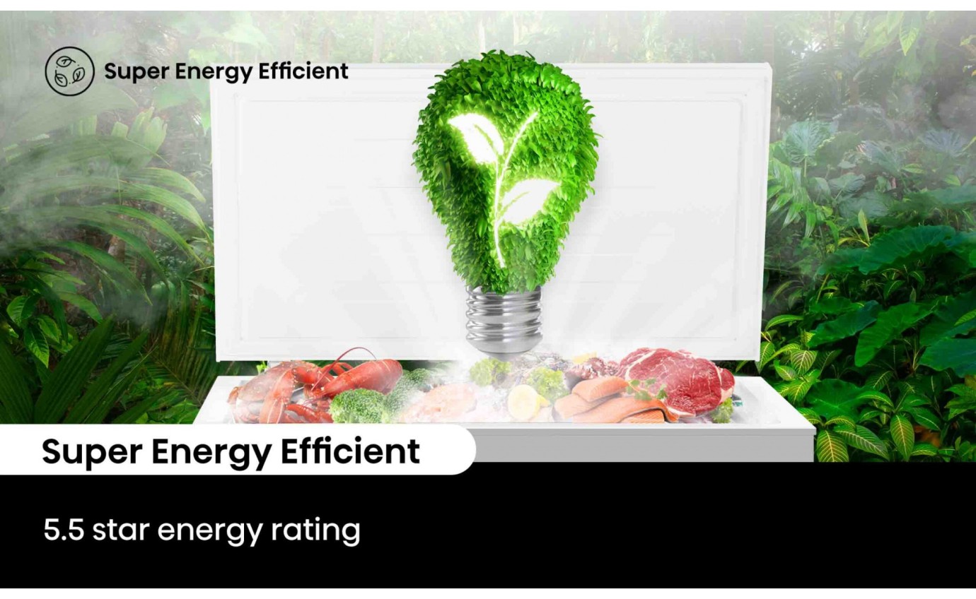 Hisense 300L Hybrid Chest Freezer (White) HRCF301