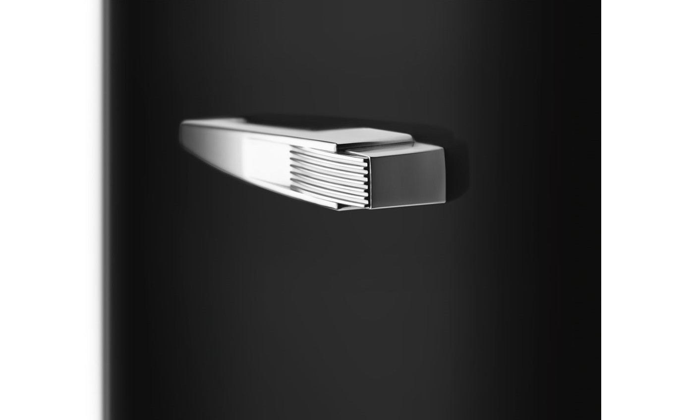 Smeg 270L 50s Style Retro Single Door Fridge (Black) FAB28LBL5AU