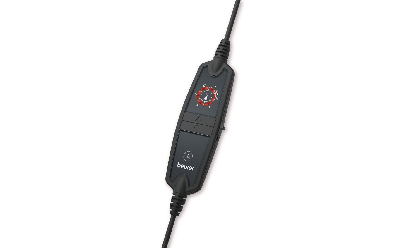 Beurer Super Cosy Heated Throw (Charcoal Grey) HD75NGP