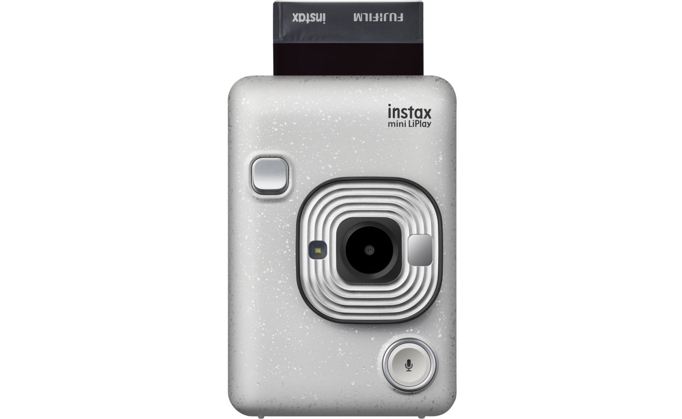 Fujifilm Instax mini LiPlay Instant Film Camera (Stone White) 87099
