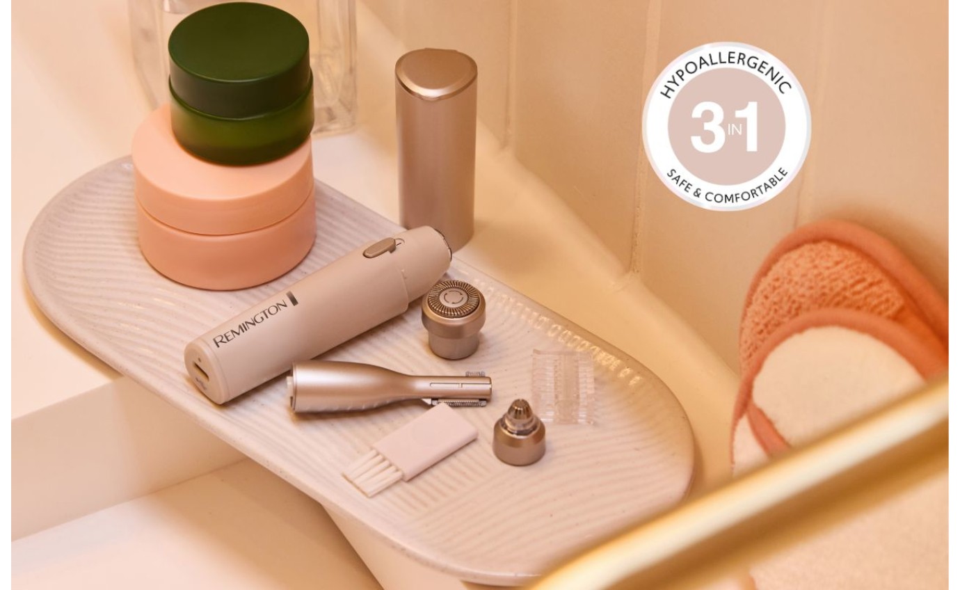 Remington BareMe&trade; 3-in-1 Facial Hair Remover WFS310AU