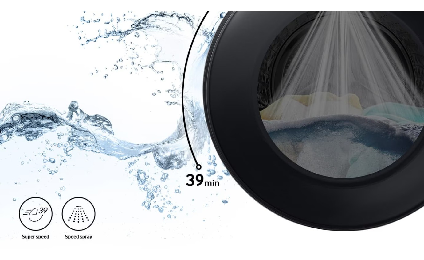 Samsung 11kg Smart Front Load Washing Machine (White) WW11CG604DLE