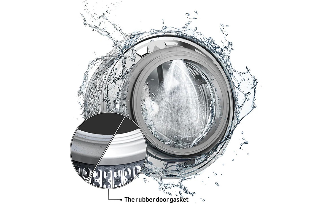 Samsung 9kg Smart Front Load Washing Machine (White) WW90DG6U34LE