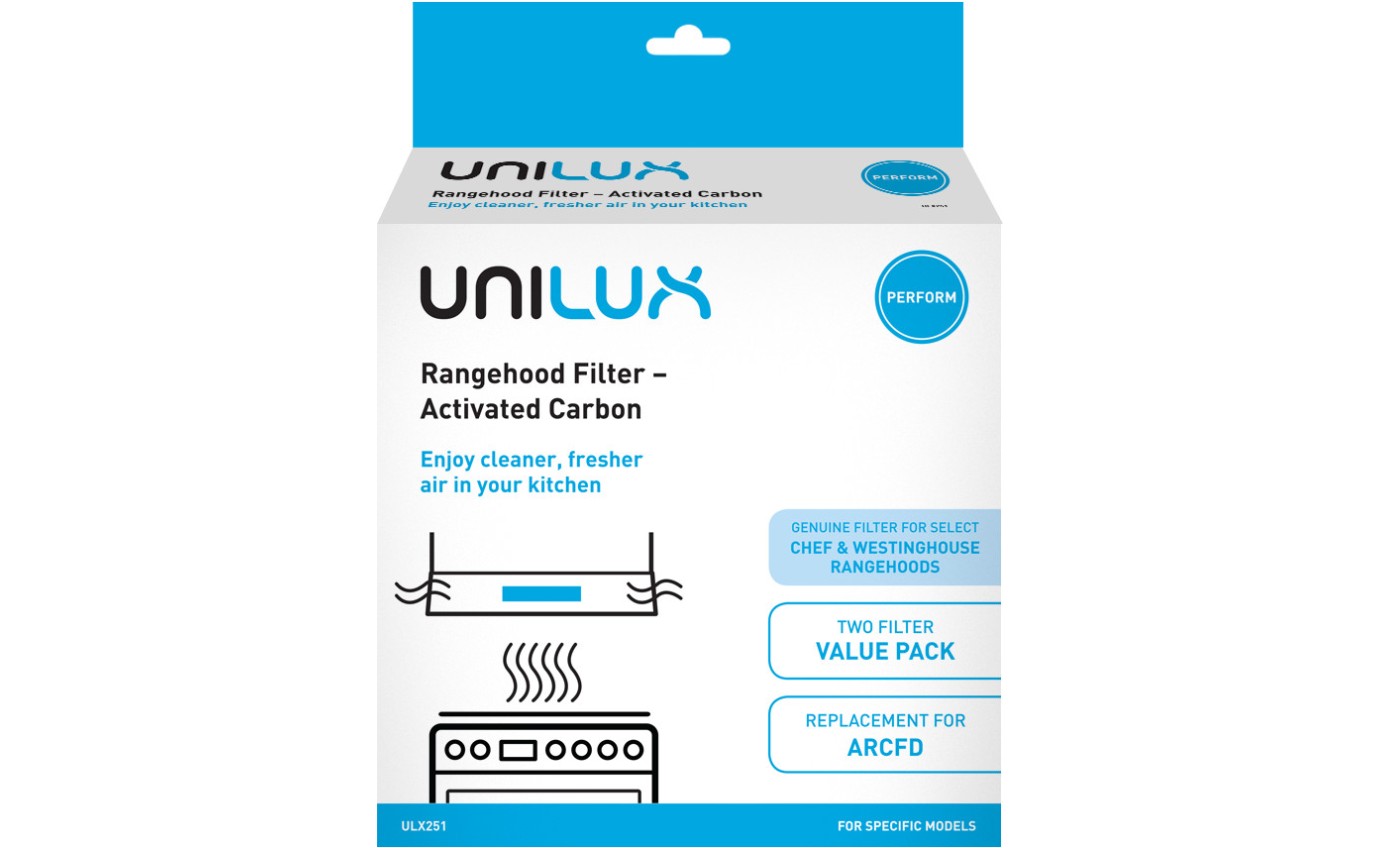 Unilux Activated Carbon Rangehood Filter (2 Pack) ULX251