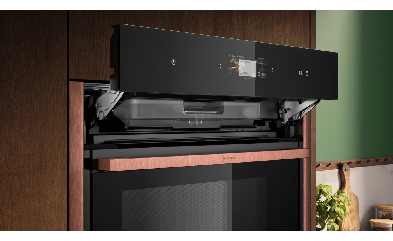 Neff 60cm N 90 Built-in Oven with Steam Function (Deep Black) B69FS5CY0ADB