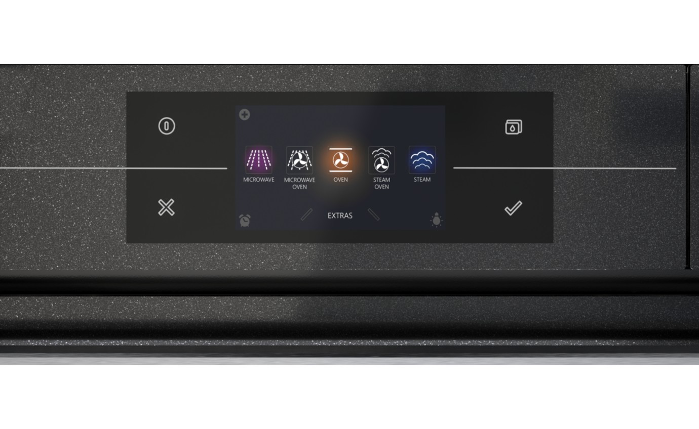 ASKO 45cm Compact Combi Steam Oven (Pearl Black) OCSM8478G