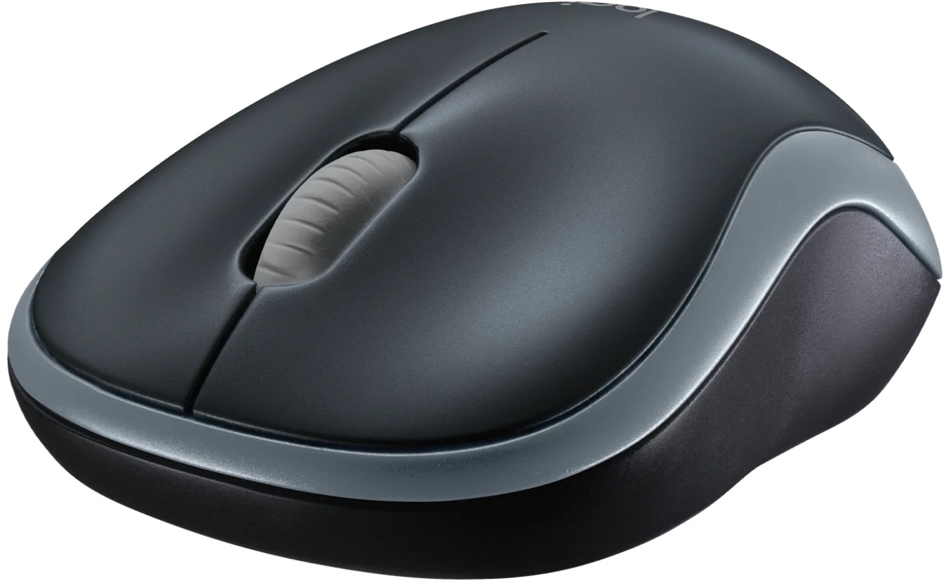 Logitech M185 Compact Wireless Mouse (Swift Grey) 910002255