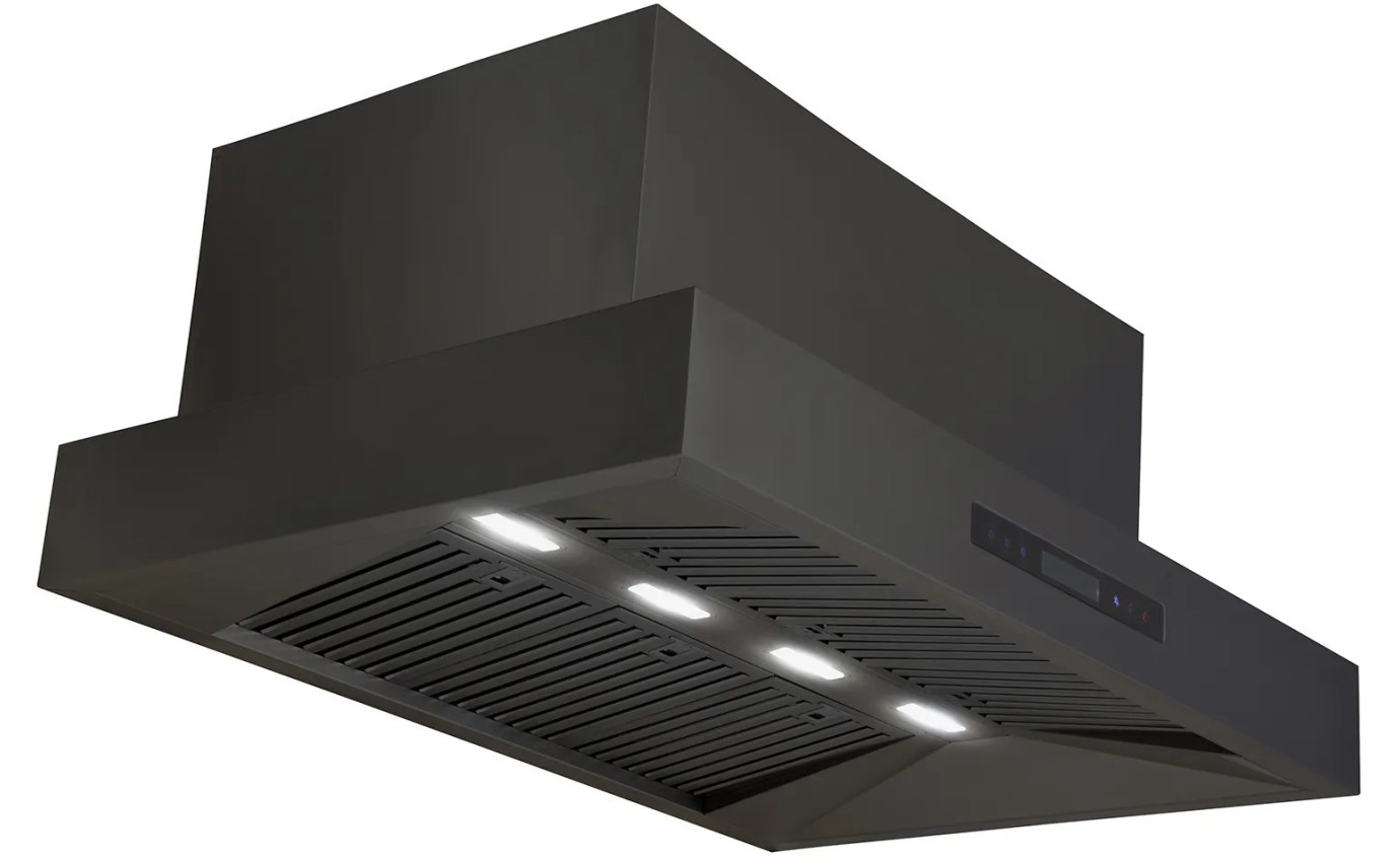 Excelsior 120cm Black BBQ Rangehood CXWB12082BLK