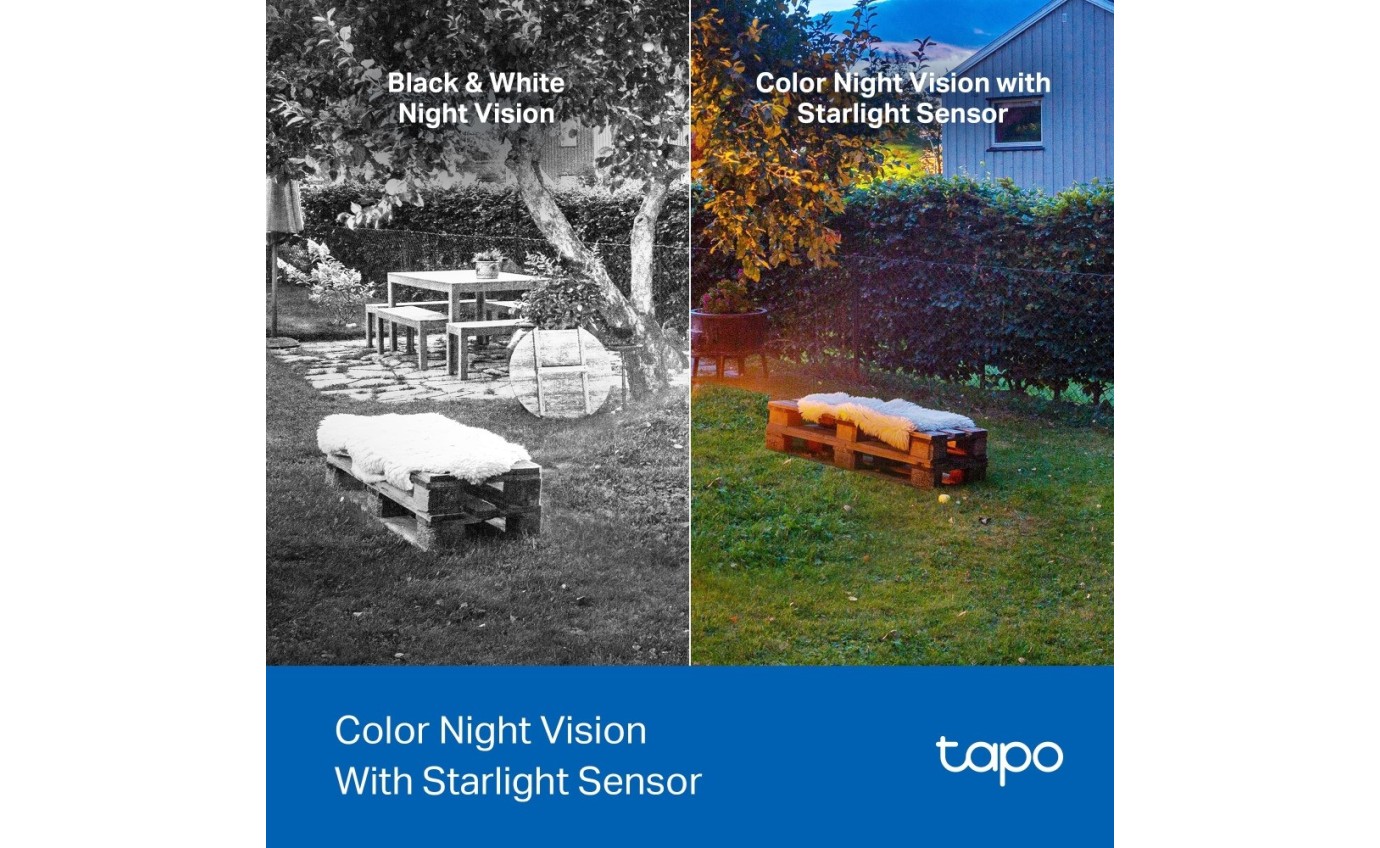 Tapo 2K 4MP Smart Wire-Free Security Camera TAPOC425