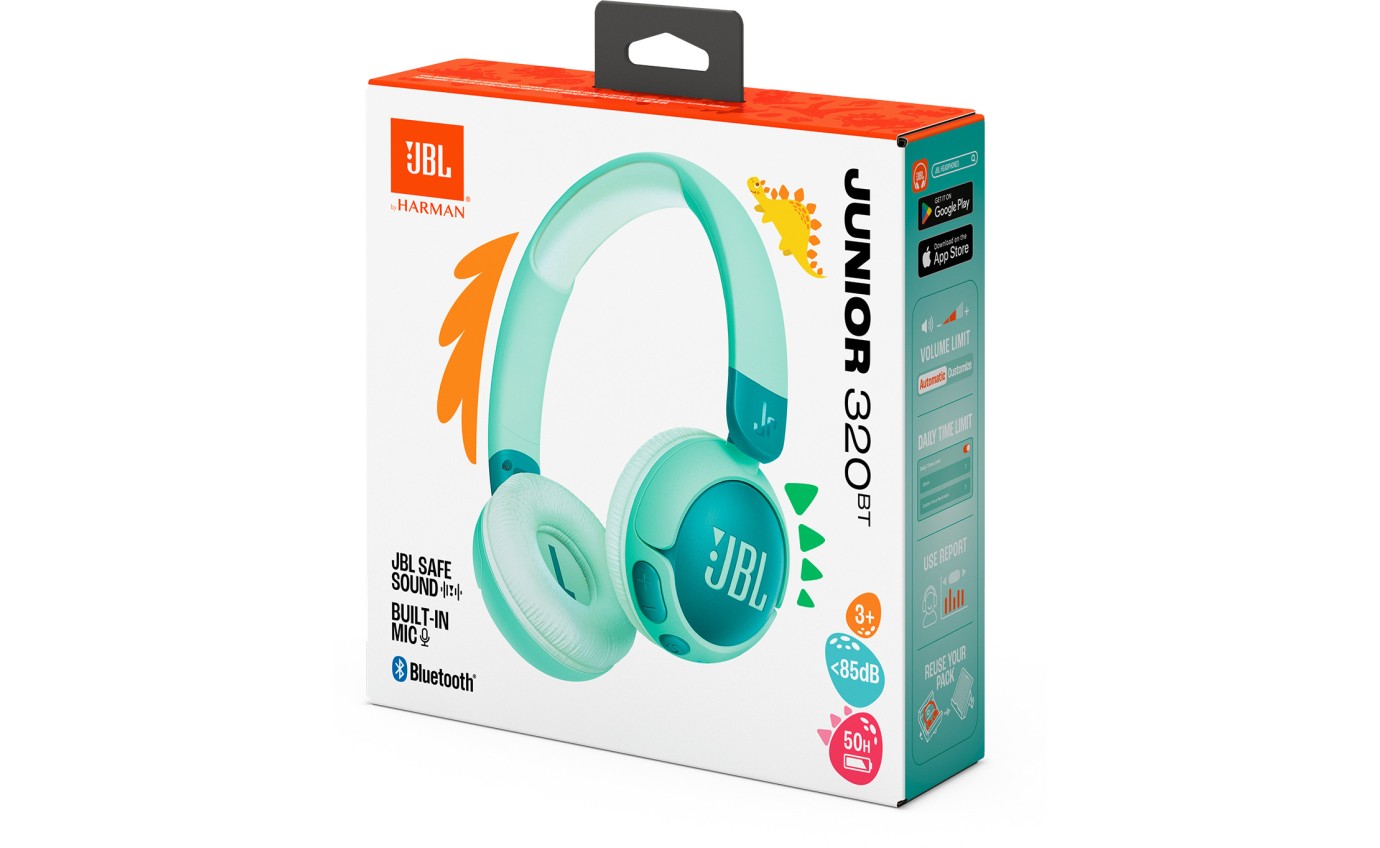 JBL Junior 320BT Headphones (Green) JBLJR320BTGRN