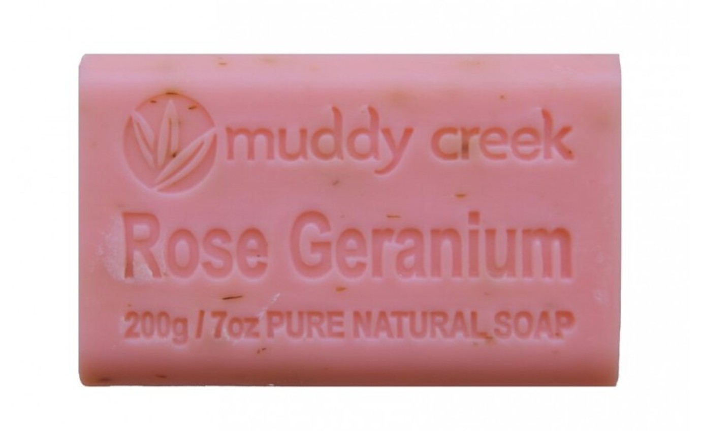 Muddy Creek Rose Geranium Soap ROSEGERANIUM