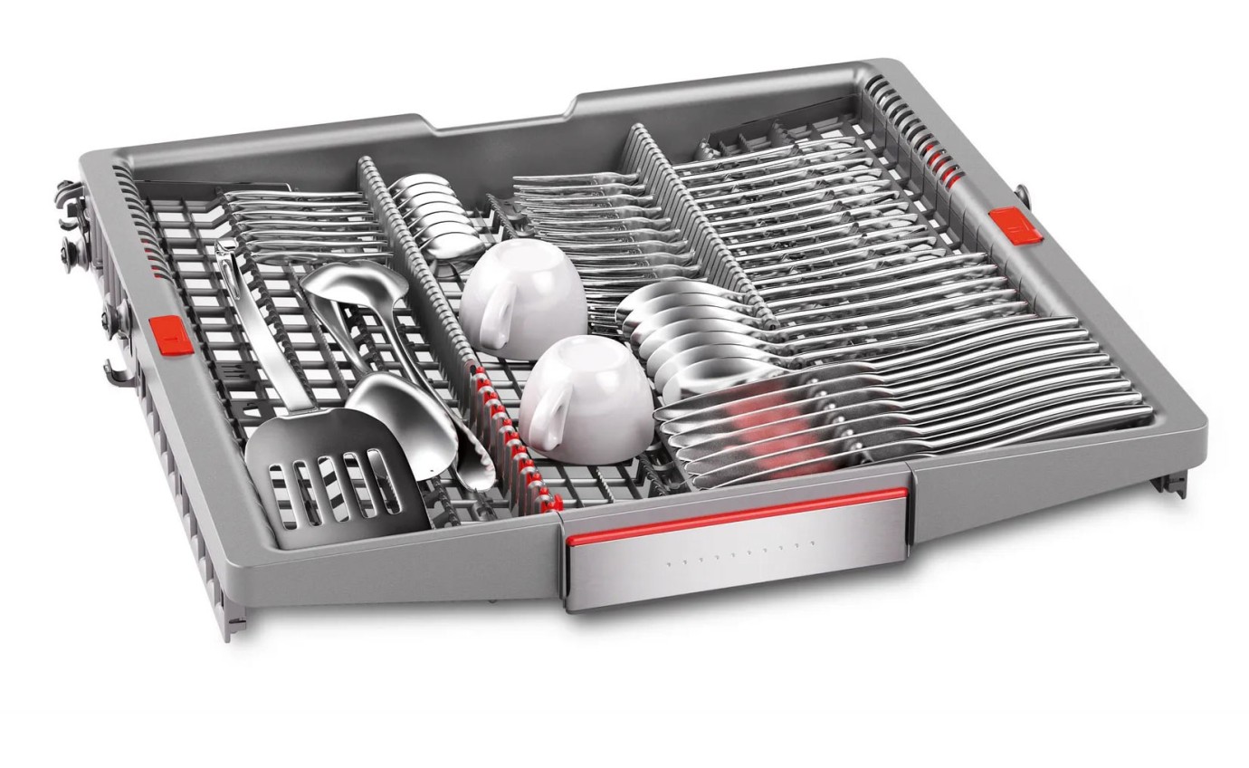 Bosch 60cm Series 8 Built-Under Dishwasher (Anti-fingerprint Brushed Steel) SMU8ZCS01A